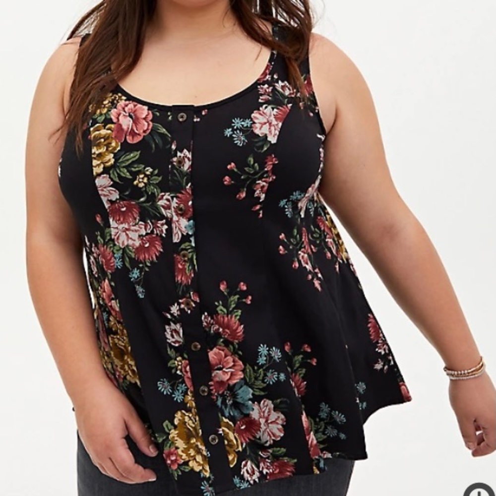Torrid Fit & Flare Tank Top
